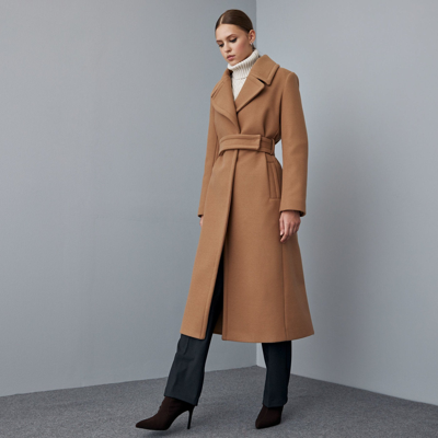 Access Fashion Limoges Classic Winter Coat In Brown