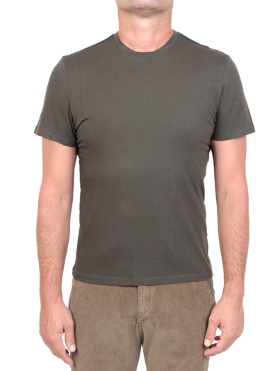 Majestic T-shirts And Polos In Military Green