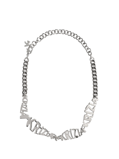 K Krizia Metal Necklace - Atterley In Silver