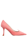 Roger Vivier I Love Vivier Pumps In Pink Suede