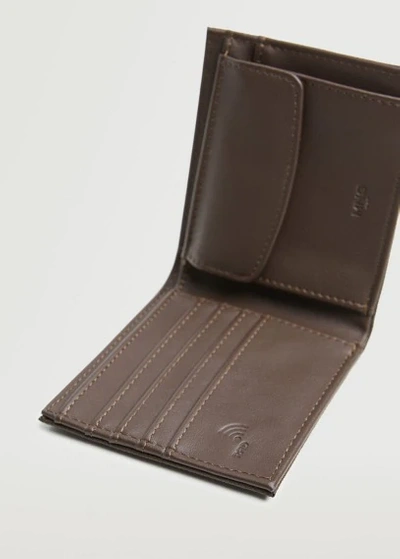 Mango Anti-contactless Wallet Chocolate