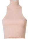 A.L.C ROLL NECK CROPPED TANK TOP,9435RL11755854