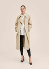 Mango Oversize Cotton Shirt Off White