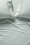 Anthropologie Tencel Linen Blend Sheet Set By  In Mint Size Pillowcase
