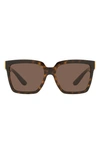 Dolce & Gabbana Modern Print Sunglasses In Havana