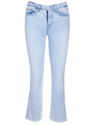 Frame Le Crop Mini Boot Jeans In Blue