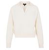 THEORY THEORY POLO COLLAR KNITTED JUMPER
