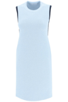 Jacquemus Sorbetto Contrast-trim Knitted Mini Dress In Mixed Colours