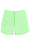 Jacquemus Limao High-waisted Mini Shorts In Green