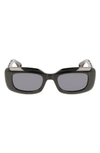 LANVIN BABE 50MM RECTANGULAR SUNGLASSES