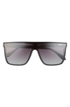 QUAY NIGHT FALL 52MM GRADIENT FLAT TOP SUNGLASSES