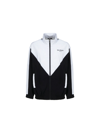 Balmain Black Polyamide Shell Jacket In Black