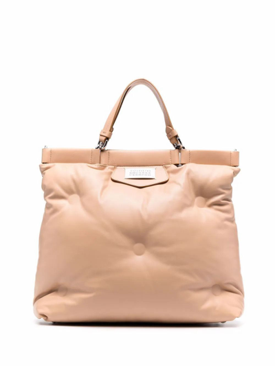 Maison Margiela Womens Pink Leather Handbag