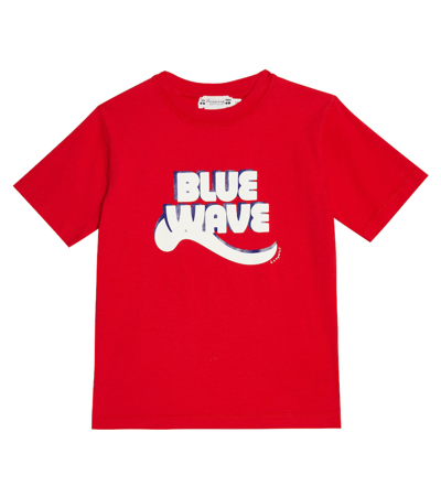 Bonpoint Kids' Thida Printed Cotton T-shirt In Red