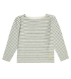Bonpoint Aimerick Striped Cotton Top In Late Blue