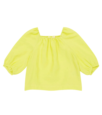 Bonpoint Kids Yellow Anastide Blouse