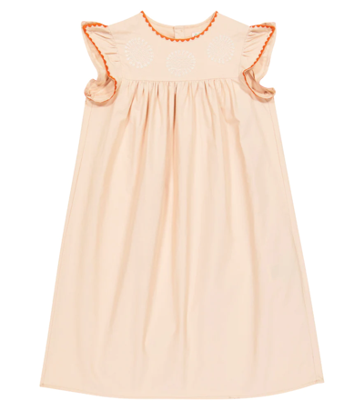 Bonpoint Kids' Brown Angie Dress In Nude