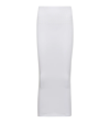 Alaïa Vienne Perforated Seamless Cover-up Tube Skirt In White