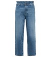 7 FOR ALL MANKIND EASE DYLAN HIGH-RISE STRAIGHT JEANS