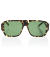 Givenchy Flat-brow Tortoiseshell Sunglasses In Coloured Havana / Green