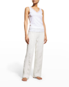 Hanro Moments Cotton Lace Trim Tank In White