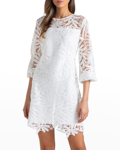 women's black stitching lace dress Sun-imperial main image 1