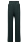 HUGO BOSS RELAXED-FIT TROUSERS IN FLUENT CREPE WITH ELASTICIZED WAISTBAND