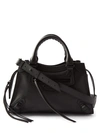 Balenciaga Neo Classic City Grained Calf Satchel Bag In Black