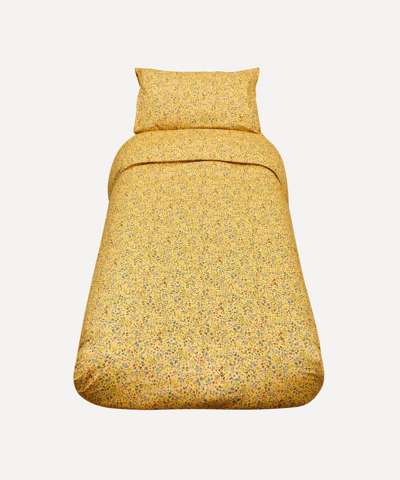 Coco & Wolf Donna Leigh Organic Single Duvet Cover Set In Yellow