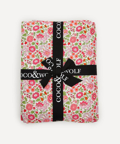 Coco & Wolf D'anjo Pink Silk Pillowcases Set Of Two