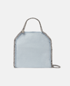 Stella Mccartney Falabella Mini Tote Bag In Dusty Blue