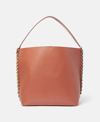 Stella Mccartney Frayme Tote Bag In Brick