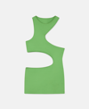 Stella Mccartney Compact Knit Top In Green Fluo