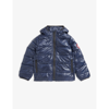 Canada Goose Kids' Crofton Hooded Recycled-shell Jacket 7-16 Years In Navy