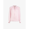 Zadig & Voltaire Tink Relaxed-fit Satin Shirt In Dragee