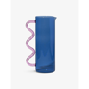 Sophie Lou Jacobsen Wave Contrast-handle Glass Pitcher 1.2l