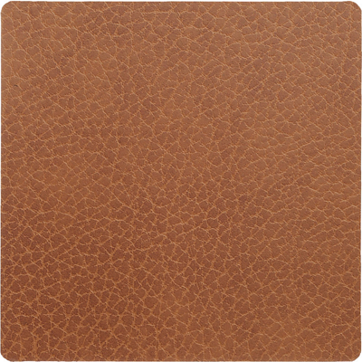 Lind Dna Square Leather Glass Mat