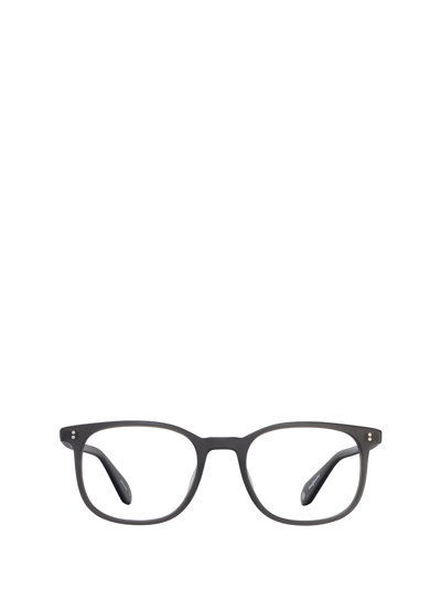 Garrett Leight Bentley Matte Grey Crystal Glasses