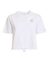 Hogan T-shirt Corta Bianca Kqwb3440070uaib001 In White