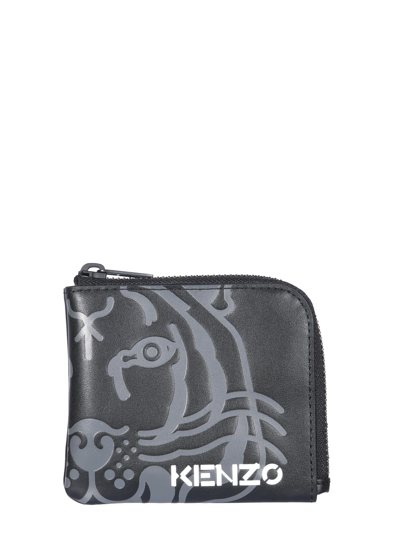 Kenzo K-tiger Wallet In Black