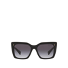 MIU MIU MIU MIU MU 02WS BLACK FEMALE SUNGLASSES