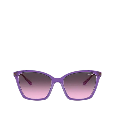 Vogue Vo5333s Top Violet / Transparent Grey Female Sunglasses