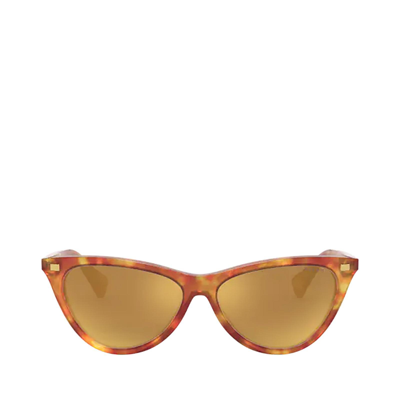 Ralph Ra5271 Shiny Light Spotted Havana Female Sunglasses