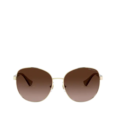 Ralph Ra4131 Shiny Pale Gold Female Sunglasses