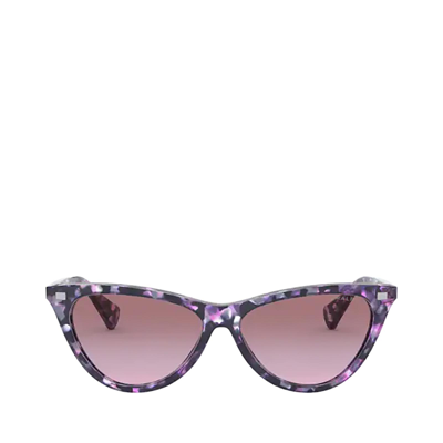 Ralph Ra5271 Shiny Spotted Violet Havana Female Sunglasses