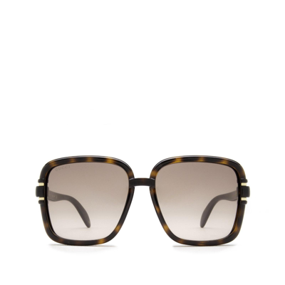 Gucci Gg1066s Havana Female Sunglasses In Brown