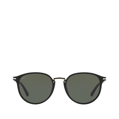 Persol Po3210s Oval-frame Sunglasses In Black
