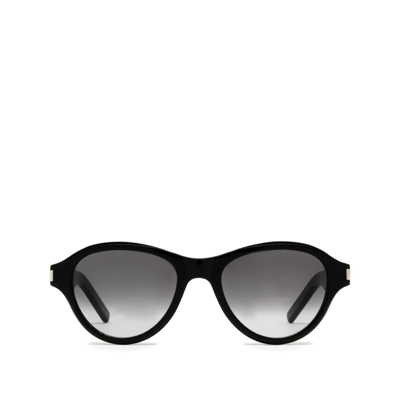 Saint Laurent Black Sl 520 Sunset Sunglasses In Black / Grey