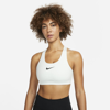 Nike Women's Swoosh High-support Non-padded Adjustable Sports Bra In Green