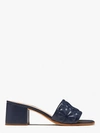 Kate Spade Emmie Mid Slide Sandals In Blazer Blue